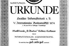 1974_Urkunde_Internationales_Bundesmusikfest